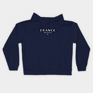 Vintage France 1998 2018 2022 French Flag Kids Hoodie